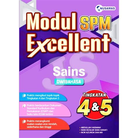 Modul Spm Excellent Tingkatan Buku Latihan Nusamas Lazada