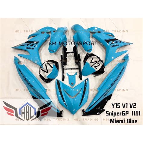 Y15ZR V1 V2 MIAMI BLUE SNIPER GP BODY COVER SET HBL HIGH QUALITY