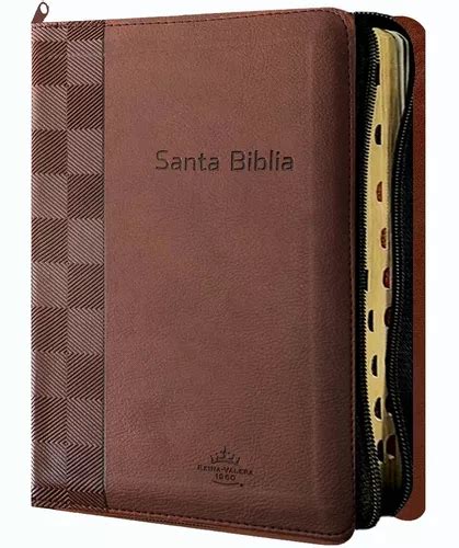 Biblia De Lujo Reina Valera 1960 Letra Grande Funda Índice Cuotas