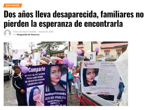 Reporte Mx Noticias on Twitter Sigue la búsqueda de Kassandra Lozada