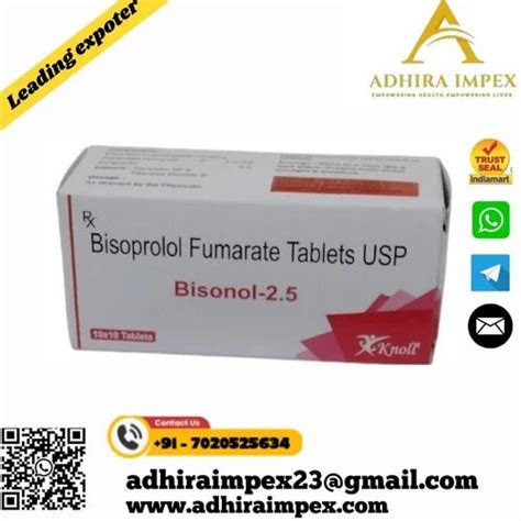 Bisoprolol Fumarate Tablets Usp At Rs 50stripe Bisoprolol Tablet In