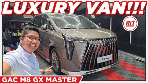 2024 GAC M8 GX Master Luxury Van Philippines RiT Riding In Tandem