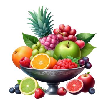 Bela Composi O De Frutas Mix Png Sobremesa Frutas Composi O Png