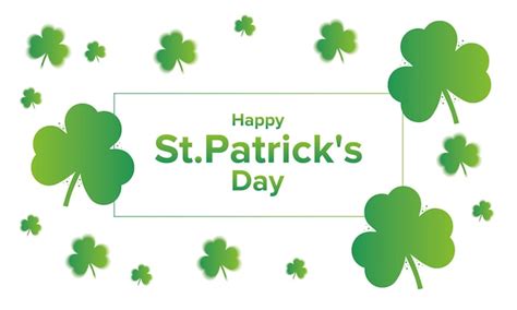 Premium Vector Happy Saint Patricks Day Irish Holiday In March