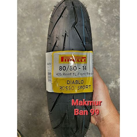 Jual Ban Pirelli Diablo Rosso Sport Tubeless Shopee Indonesia