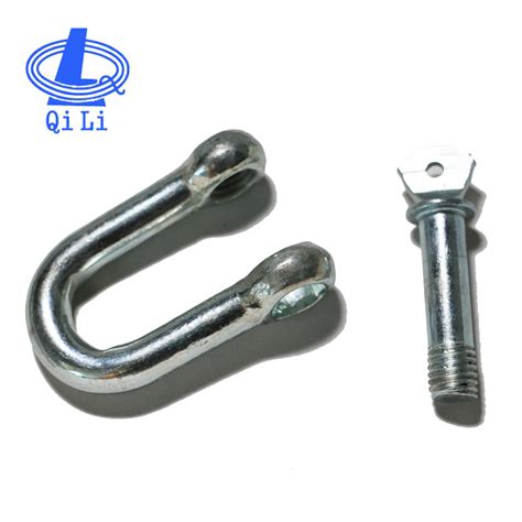 Manufacturer Us Type Stainless Steel Screw Pin Bow Shackle For