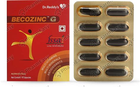 Buy Becozinc G Strip Of 10 Capsules Online At Flat 15 OFF PharmEasy