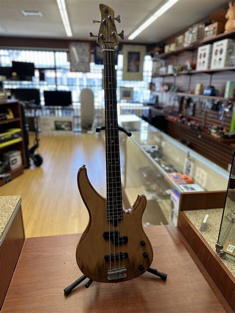 Yamaha Trbx Ew Mango Wood String Electric Bass Guitar Natural For