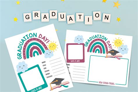 Free Printable Preschool Graduation Keepsake