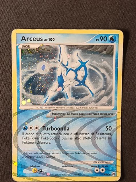 Carta Arceus Fuoco