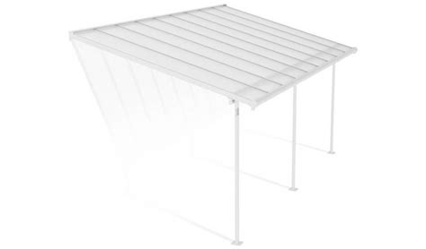 Buy Palram Canopia Sierra 3 X 546m Patio Cover White Clear