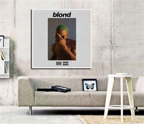 Frank Ocean Blonde Album Art Print Poster Canvas Wall Art Print