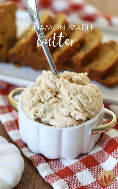 Homemade Whipped Cinnamon Maple Butter Recipe