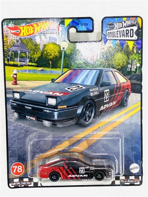 Hot Wheels Toyota AE86 Sprinter Trueno Advan Boulevard N78