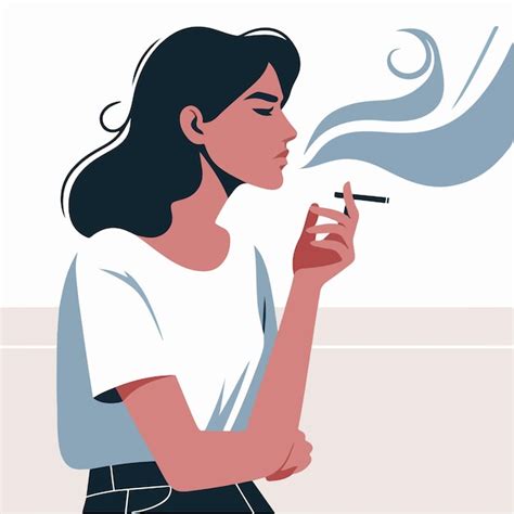 Beautiful Women Smoking Vectors And Illustrations For Free Download Freepik