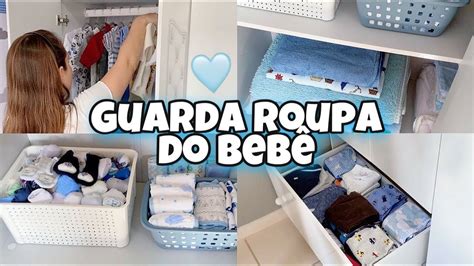 ORGANIZAÇÃO GUARDA ROUPA DO BEBÊ ARRUMANDO TUDO YouTube