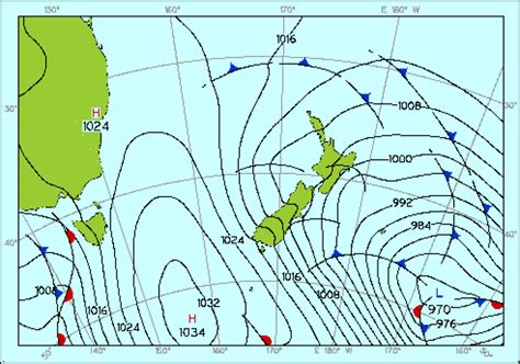 New Zealand Weather Map — Science Learning Hub