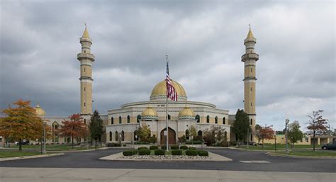 Islamic Center Of America Mosque In Dearborn Michigan Stock Photo