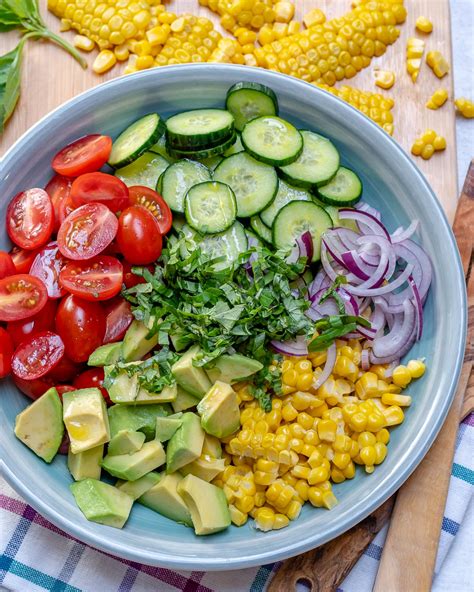 This Fresh And Clean Avocado Corn Chopped Salad Is Super Quick Clean