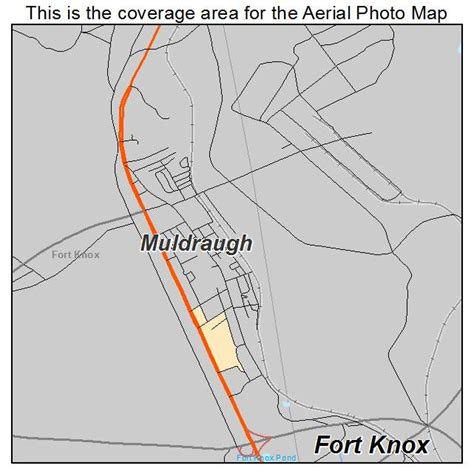 Aerial Photography Map of Muldraugh, KY Kentucky