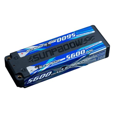 High Rate RC Racing Lipo Battery 5600mAh 7 4V 2S2P Sunpadow Lipo Battery