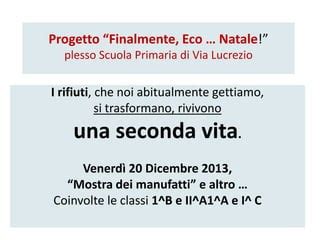 Progetto Finalmente Eco Natale PPT