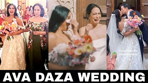 Isabelle Daza Iyak Ng Iyak Sa Kasal Ng Kapatidava Daza Wedding Gloria