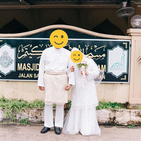 Sewa Baju Akad Nikah Putih Murah Size Montel Complete Set