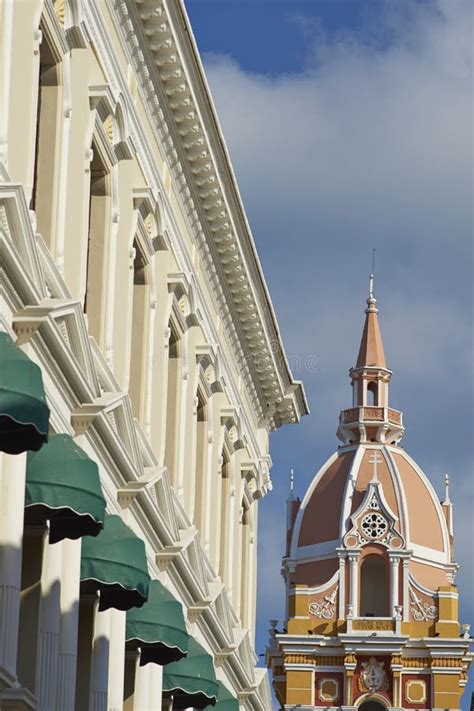 Cartagena De Indias Architecture. Colombia Stock Image - Image of ...