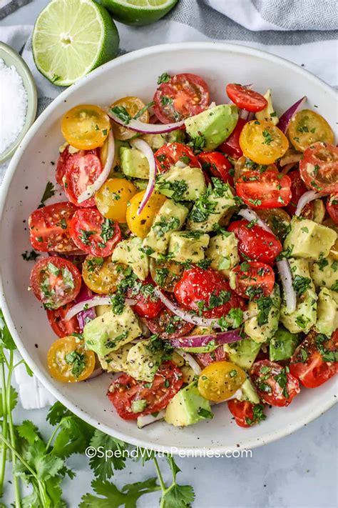 Fresh Tomato Salad - Spend With Pennies