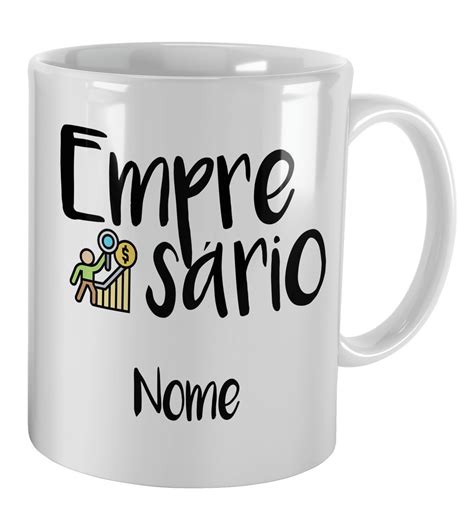 Caneca Personalizada Presente Profiss O Empres Rio Elo