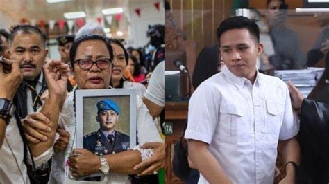 Divonis Hukuman 1 Tahun 6 Bulan Begini Tanggapan Ibu Brigadir J Usai