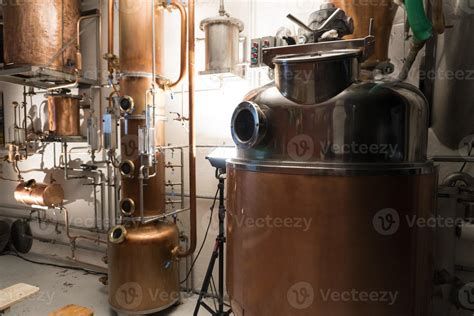 Copper Still Alembic Inside Distillery 17361632 Stock Photo At Vecteezy