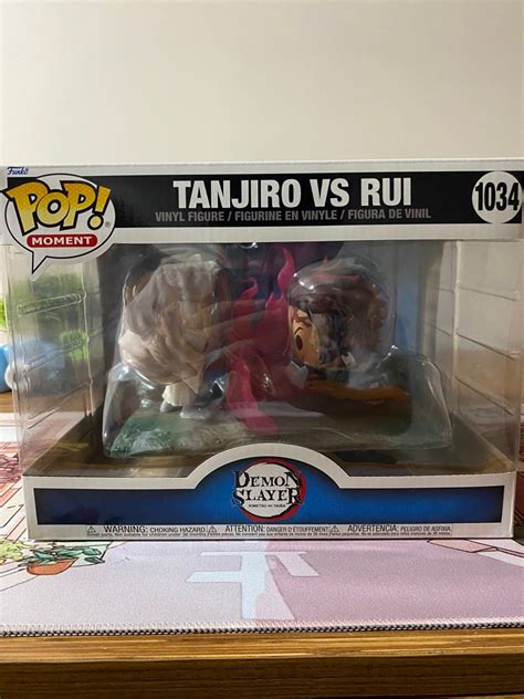 Demon Slayer Tanjiro Vs Rui Funko Pop Moment Hobbies Toys Toys