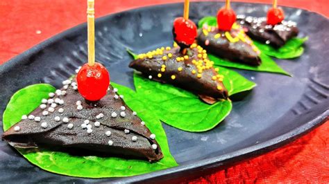 Homemade Chocolate Paan Recipe Choco Meetha Pan Indian Street Food