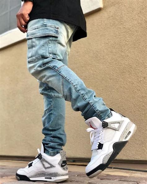 Air Jordan 4 Retro White Cement (2016) | Sneakers men fashion, Mens ...