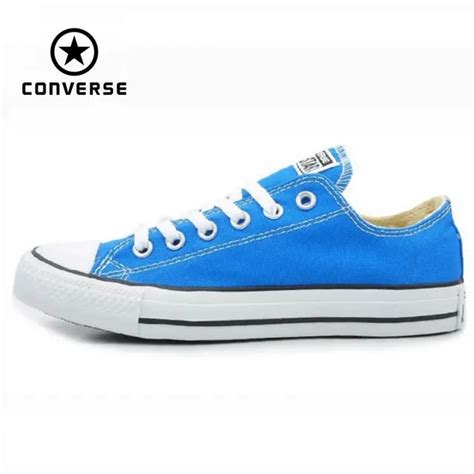 Original Converse All Star Mens And Womens Sneakers Sky Blue Canvas