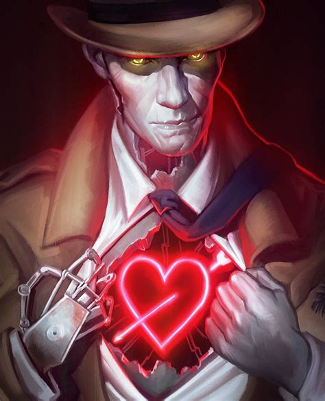 Fallout 4 Nick Valentine Wall Art Print 8x10 Inch Open Edition Etsy Nick Valentine Fallout