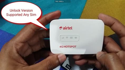 Airtel MW40CJ 4G Hotspot Unlock Version Unboxing Review YouTube