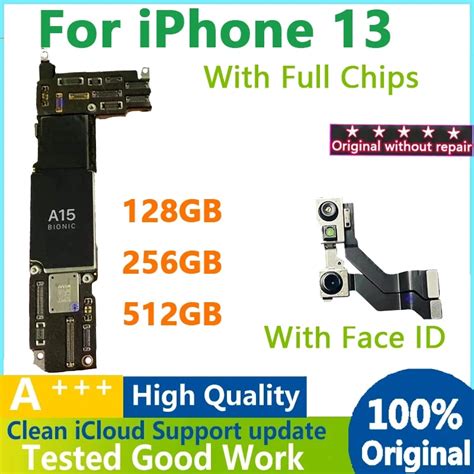 Bom Trabalho Mainboard Limpo Icloud Para Iphone Placa M E Face