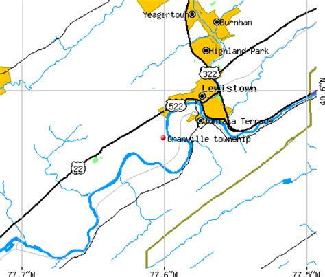 Granville Township Mifflin County Pennsylvania PA Detailed Profile