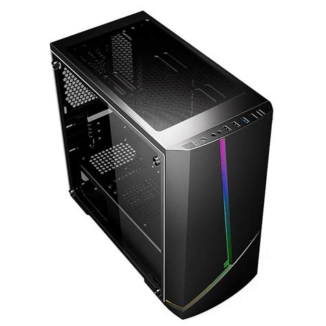 Gabinete Gamer Pixxo CG11 Mid Tower RGB Lateral em Acrílico CG11