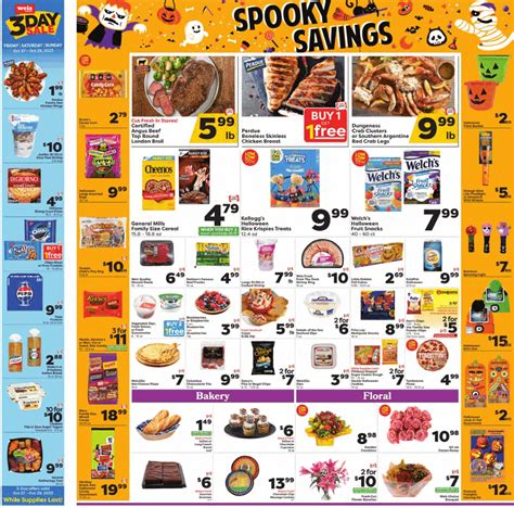 Weis Markets Weekly Ad Oct 26 Nov 01 2023 Halloween Promotion Included