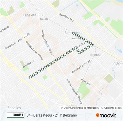 Ruta B Horarios Paradas Y Mapas Berazategui Y