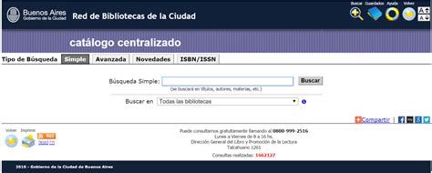 Catálogo Centralizado De La Red De Bibliotecas Públicas