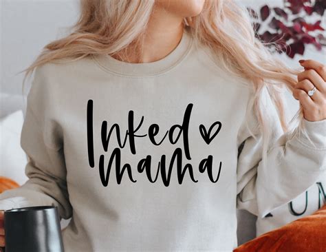 Inked Mama Svg Png Pdf Tattoo Svg Funny Mom Svg Etsy