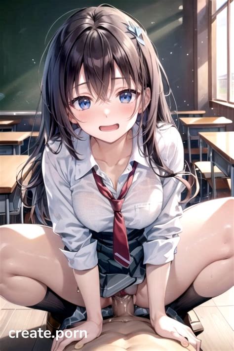 Classroom School Uniform Naked AI Porn