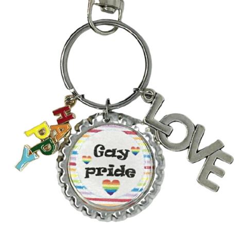 Lgbtq Keychain Gay Pride Key Chain T For Gay Friend Gay Etsy