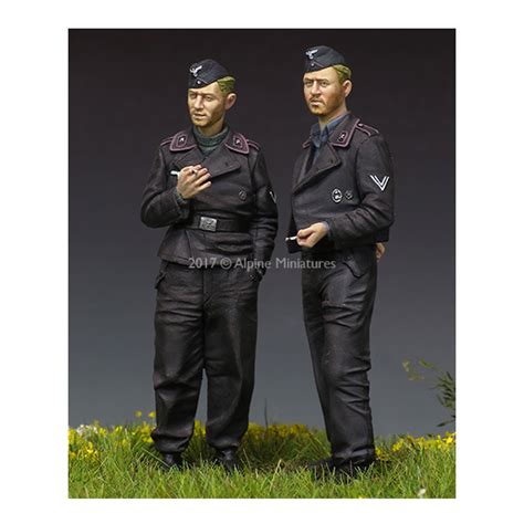 Buy Alpine Miniatures German Panzer Crew Set Figs Online