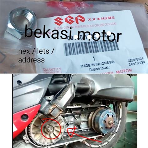 Jual Nut Crank Shaft Mur Kruk As Kiri Suzuki Nex Lets Address Original